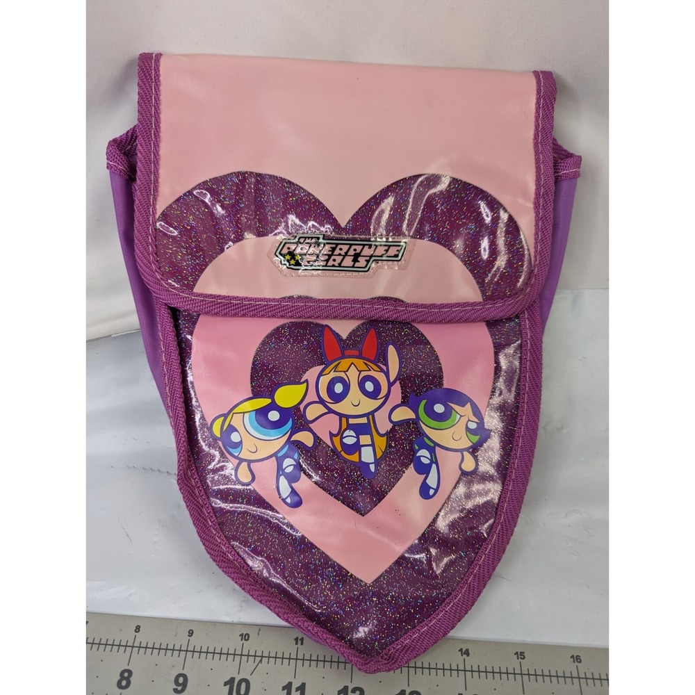 Powerpuff Girls Purse Purple‎ 13 Inch Cartoon Network READ